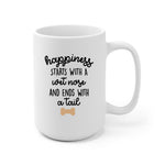Father and Dogs Personalized Mug - Name, skin, hair, dog, background can be customized - Giftymize™️
