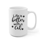 Cat Mom Personalized Mug - Name, skin, hair, cat, background, quote can be customized - Giftymize™️