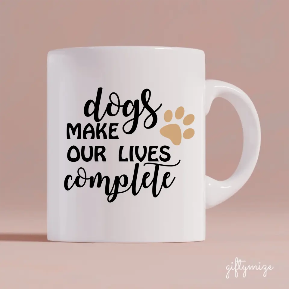 Dog Color Frame Upload Photo Personalized Mug - Photo, quote, name can be customized - Giftymize™️