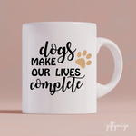 Dog Gradient Frame Upload Photo Personalized Mug - Photo, quote, name can be customized - Giftymize™️