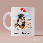 Dog Water Shape Upload Photo Personalized Mug - Photo, quote, name can be customized - Giftymize™️