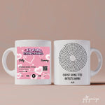 Couple Back To Y2K Personalized Mug - Background, text, song, song name, artist, song duration can be customized