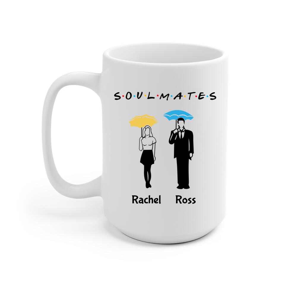 Friends Inspired Personalized Mug - Character, name, quote can be changed - Giftymize™️