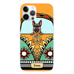 Dogs on Hippie Van Personalized Phone Case for iPhone - Dog, Name can be customized - Giftymize™️