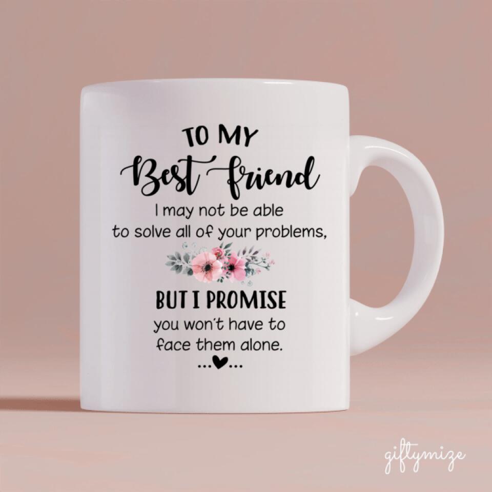Best Friends Personalized Mug - Name, skin, hair, quote can be customized - Giftymize™️
