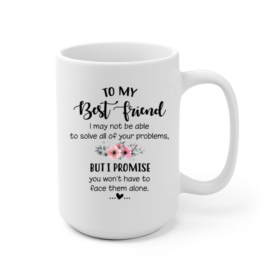 Best Friends Personalized Mug - Name, skin, hair, quote can be customized - Giftymize™️