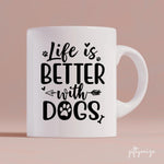 Girl and Dogs Christmas Personalized Mug - Name, skin, hair, dog, background, quote can be customized - Giftymize™️
