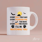 Halloween Girl and Dogs Personalized Mug - Name, skin, hair, dog, quote, background can be customized - Giftymize™️