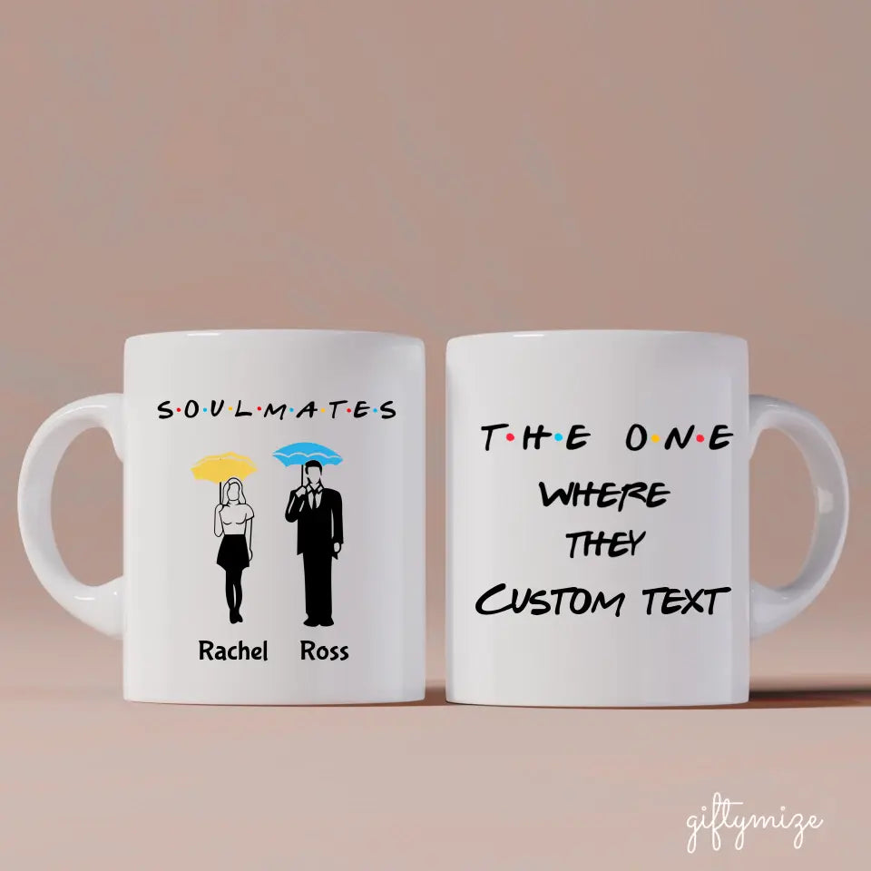 Friends Inspired Personalized Mug - Character, name, quote can be changed - Giftymize™️