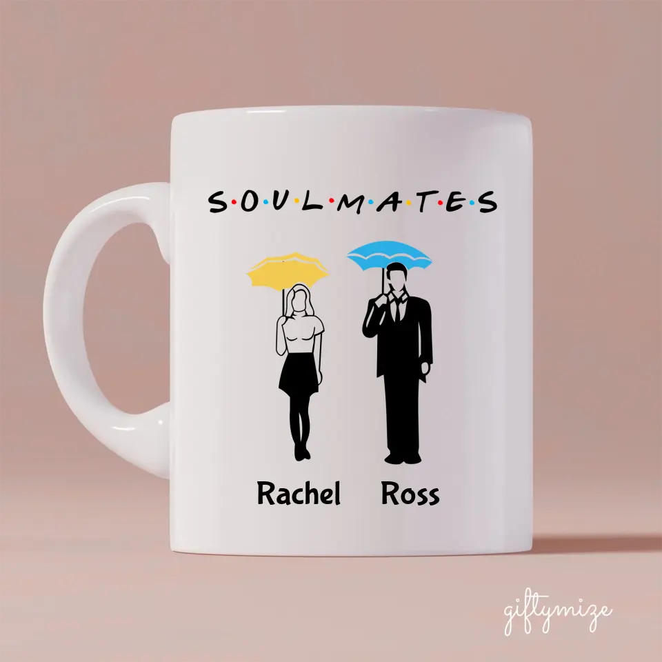 Friends Inspired Personalized Mug - Character, name, quote can be changed - Giftymize™️