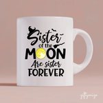 Halloween Personalized Mug Gift For Sisters Best Friends - Name, skin, hair, quote can be customized - Giftymize™️