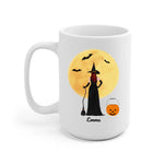 Halloween Personalized Mug Gift For Sisters Best Friends - Name, skin, hair, quote can be customized - Giftymize™️