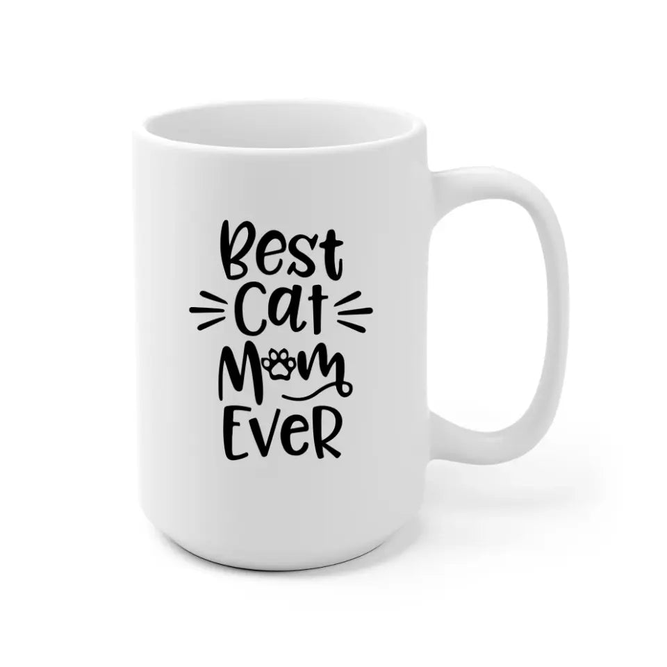 Girl and Cats Christmas Personalized Mug - Name, skin, hair, cat, background, quote can be customized - Giftymize™️