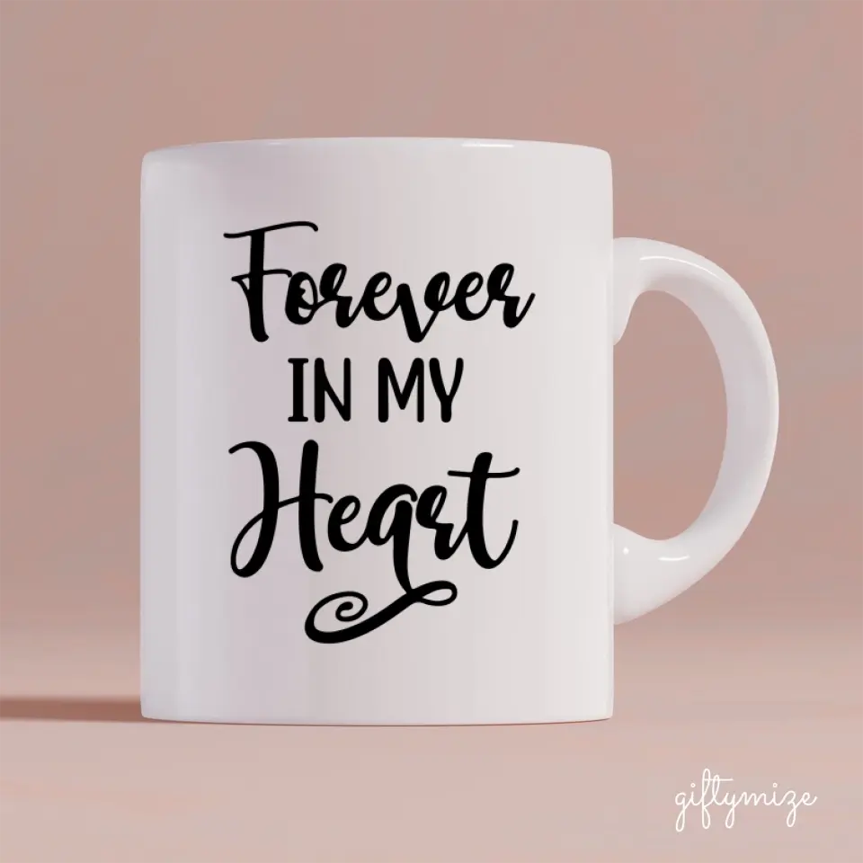 Man and Woman and Cats Christmas Personalized Mug - Name, skin, hair, cat, background, quote can be customized - Giftymize™️