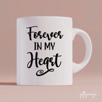 Man and Woman and Cats Christmas Personalized Mug - Name, skin, hair, cat, background, quote can be customized - Giftymize™️