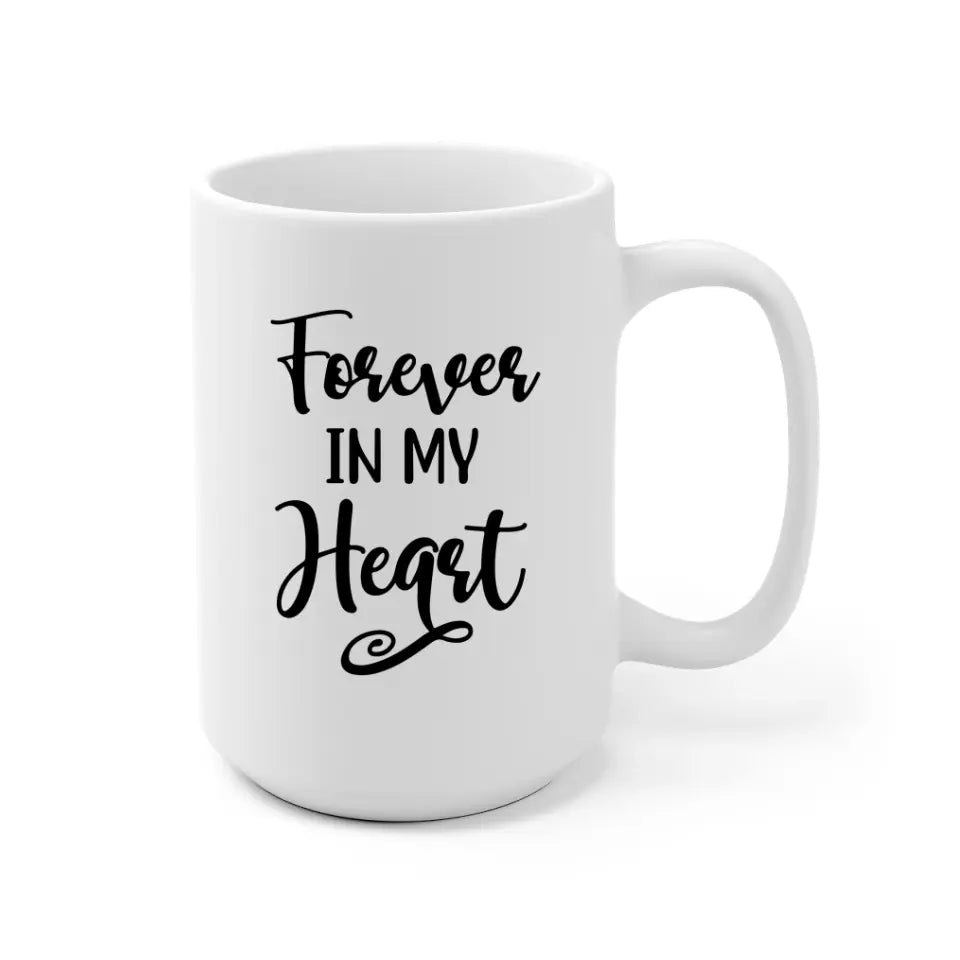 Man and Woman and Cats Christmas Personalized Mug - Name, skin, hair, cat, background, quote can be customized - Giftymize™️