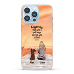 Girl and Dogs - Personalized Phone Case - Giftymize™️