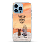 Girl and Dogs - Personalized Phone Case - Giftymize™️