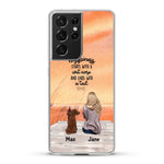 Girl and Dogs - Personalized Phone Case - Giftymize™️