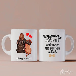Best Dog Friends Photo Upload Personalized Mug - 
 photo, name, quote can be customized