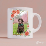 Miles Apart Relationship Photo Upload Personalized Mug - Text, photo, maps can be customized - Giftymize™️