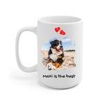 Dog Water Shape Upload Photo Personalized Mug - Photo, quote, name can be customized