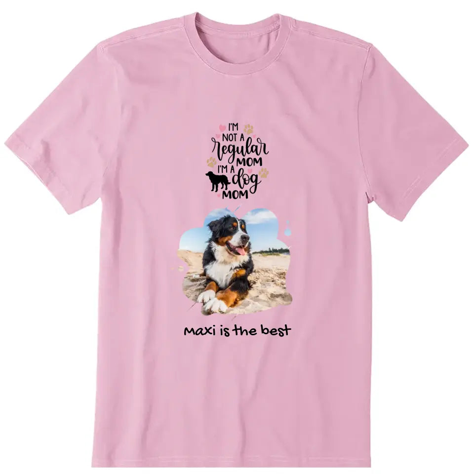 Dog Water Shape Upload Photo Personalized T-Shirt - Photo, quote, name can be customized