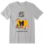 Dog House Frame Photo Upload Personalized T-Shirt - Photo, name, quote can be customized