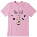 Funny Dog Dad Personalized T-Shirt - Dog, name, can be customized