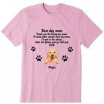 Funny Dog Mom Personalized T-Shirt - Dog, name, can be customized