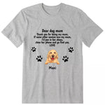 Funny Dog Mom Personalized T-Shirt - Dog, name, can be customized