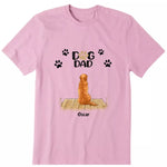 Adorable Dog Dad Personalized T-Shirt - Dog, name, quote can be customized - Giftymize™️