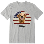 In Dog We Trust Personalized Photo Upload T-Shirt, Hoodie & Sweatshirt - Photo, name, dog, background can be customized