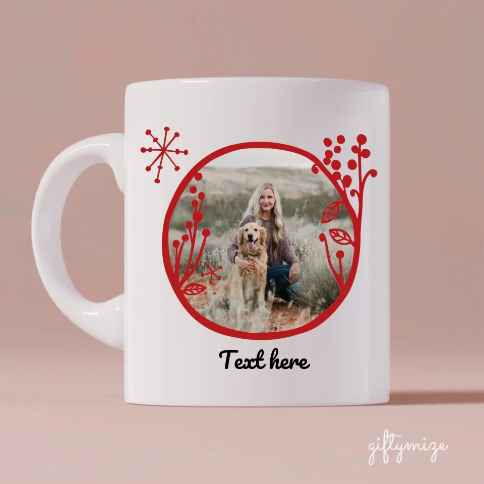 Forever Together Personalized Mug - Photo, name, dog can be customized