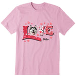 A Lot Of Love Personalized Photo Upload T-Shirt, Hoodie & Sweatshirt - Photo, name can be customized