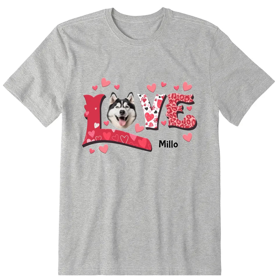 A Lot Of Love Personalized Photo Upload T-Shirt, Hoodie & Sweatshirt - Photo, name can be customized