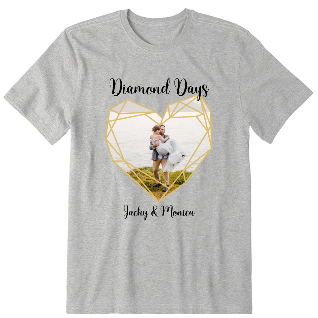 Diamond Days Personalized Photo Upload T-Shirt, Hoodie & Sweatshirt - Photo, name, text can be customized