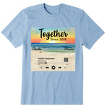 Together Since Song Search Personalized T-Shirt, Hoodie & Sweatshirt - Song, song name, artist name, duration can be customized