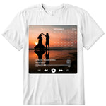 Calendar Anniversary Date Personalized T-Shirt, Hoodie & Sweatshirt - Photo, calender, song, song name, artist name, duration can be customized