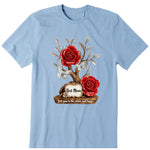 Family On Rose Tree Personalized T-Shirt, Hoodie & Sweatshirt - Name, text, quote can be customized