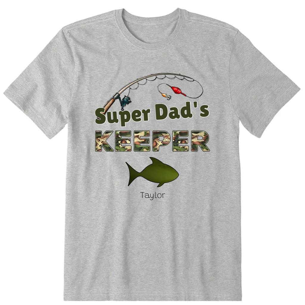 Super's Dad Keeper Personalized T-Shirt, Hoodie & Sweatshirt - Name, title can be customized