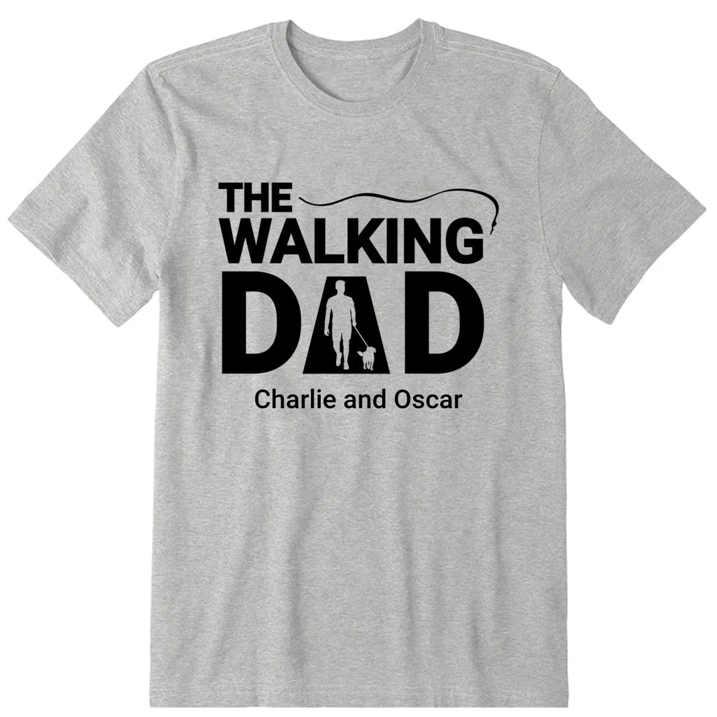 The Walking Dad Personalized T-Shirt, Hoodie & Sweatshirt - Name, background can be customized