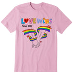 Love Wins Personalized T-Shirt, Hoodie & Sweatshirt - Title, name, text can be customized