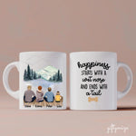 Diane Family Personalized Mug - Name, skin, hair, background, quote can be customized