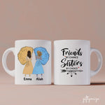 Girls in Dresses Personalized Mug - Name, skin, dress, hair, quote can be customized
