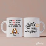 Funny Dog Squad Personalized Mug - Name, Dog and Quote can be customized