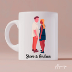 Always Together Personalized Mug - Name, couple, quote can be customized