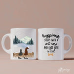 Cats and Dogs Personalized Mug - Name, cat, dog, background, quote can be customized